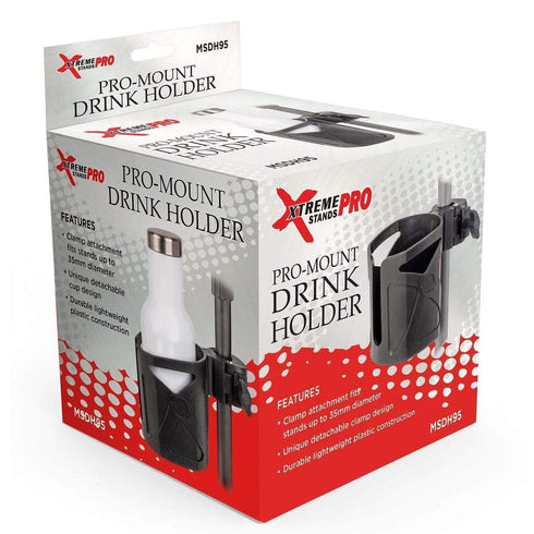 Xtreme Pro Mount Drink Holder - Attaches To Microphone Stand